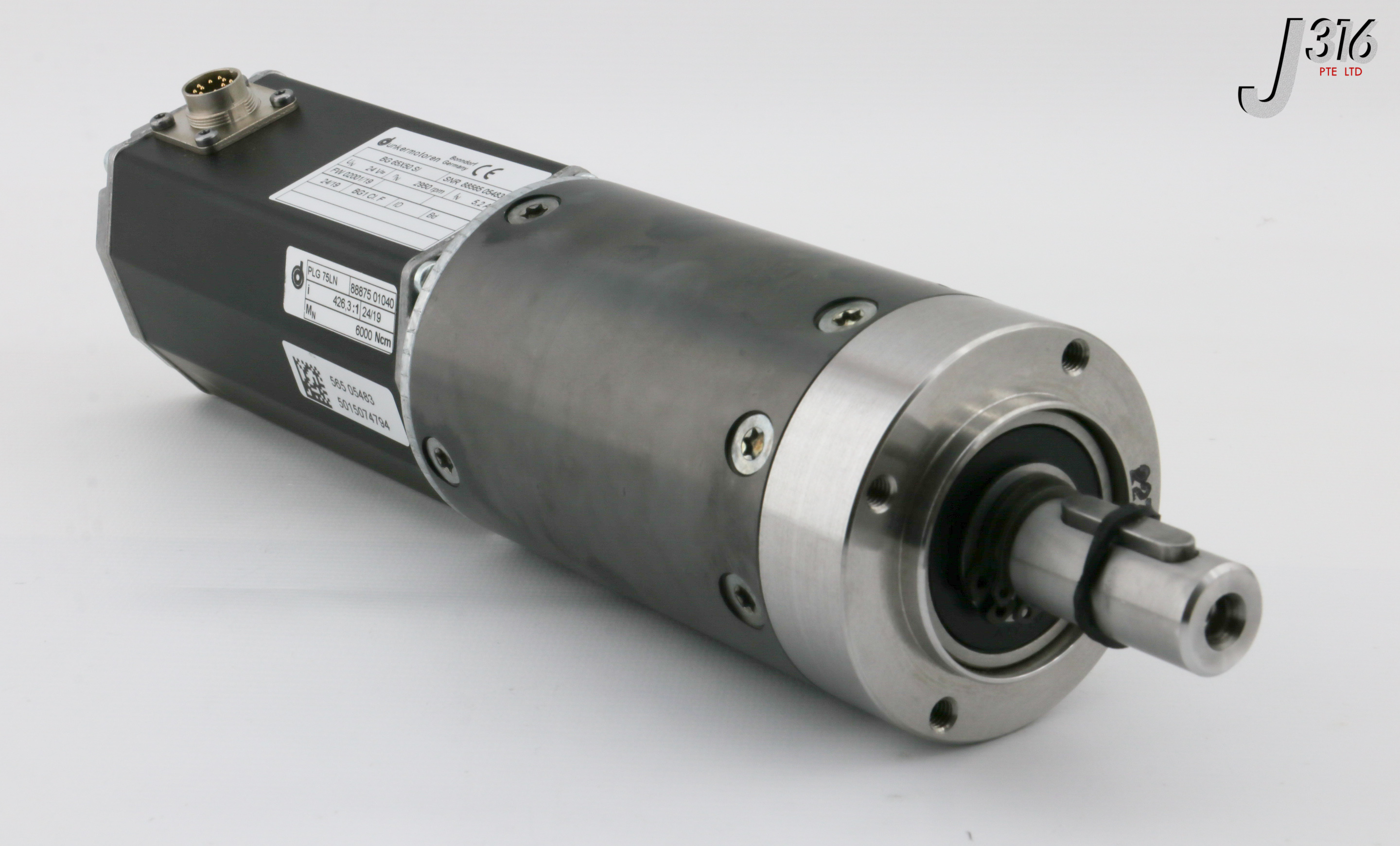 M  31655 DUNKERMOTOREN BRUSHLESS DC MOTOR, 426,3:1 2950RPM (NEW) BG
